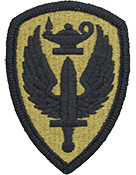 Aviation Log School OCP Scorpion Shoulder Patch